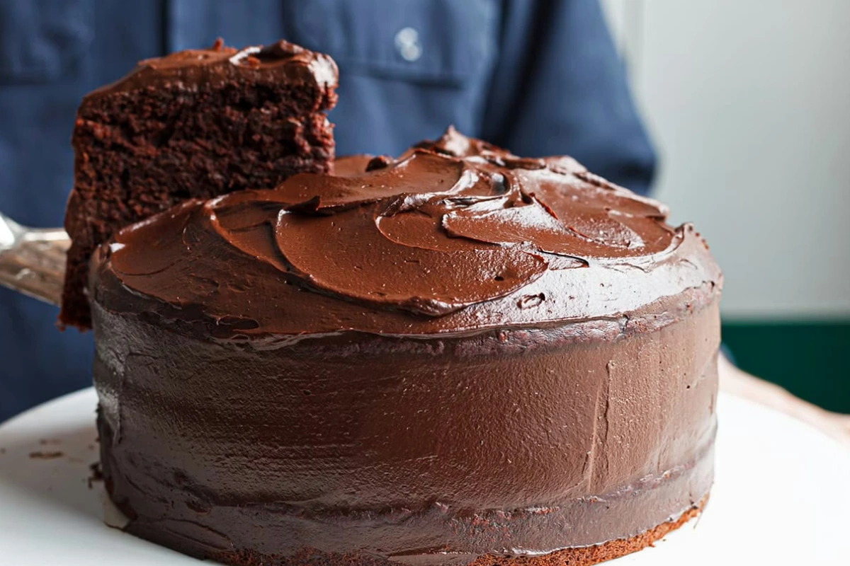 Fluffy chocolate cake